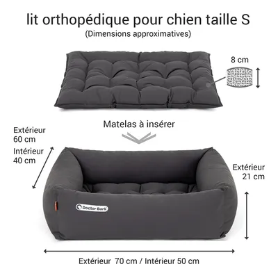 Doctor Bark Lit pour chien orthopédique