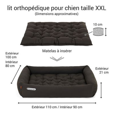 Doctor Bark Lit pour chien orthopédique