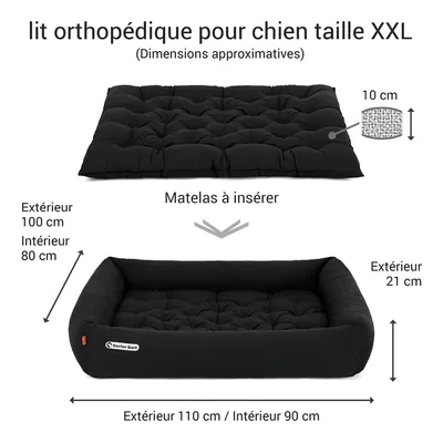 Doctor Bark Lit pour chien orthopédique Doctor Bark Lit pour chien orthopédique