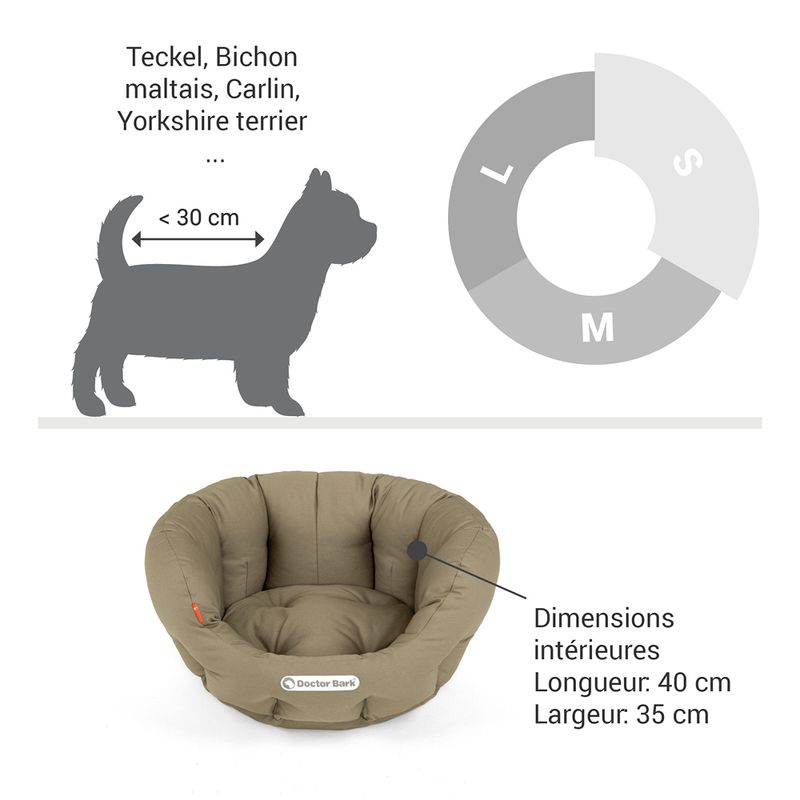 Doctor Bark nid orthopédique pour chien