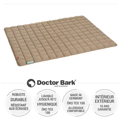 Doctor Bark Couverture matelassée réversible pour chiens
