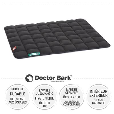 Doctor Bark Couverture matelassée réversible pour chiens