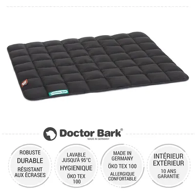 Doctor Bark Couverture matelassée réversible pour chiens