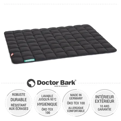 Doctor Bark Couverture matelassée réversible pour chiens