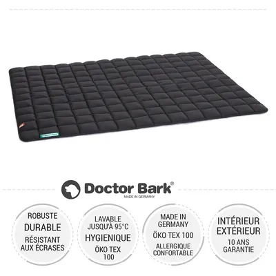 Doctor Bark Couverture matelassée réversible pour chiens