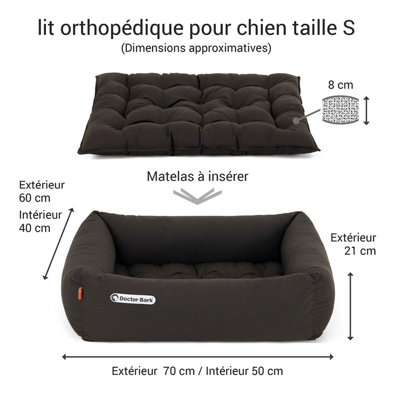 Doctor Bark Lit pour chien orthopédique