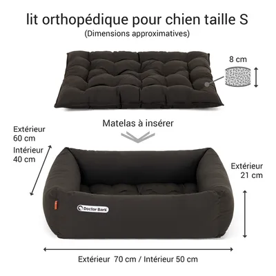 Doctor Bark Lit pour chien orthopédique