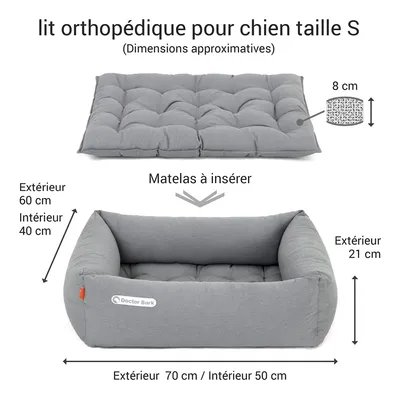 Doctor Bark Lit pour chien orthopédique
