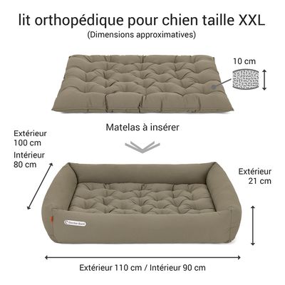 Doctor Bark Lit pour chien orthopédique