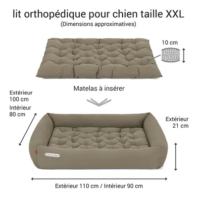 Doctor Bark Lit pour chien orthopédique Doctor Bark Lit pour chien orthopédique