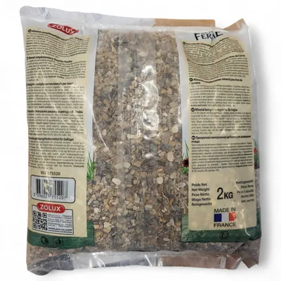 Grit aide a la digestion sac de 2kg Complément minéral pour poules