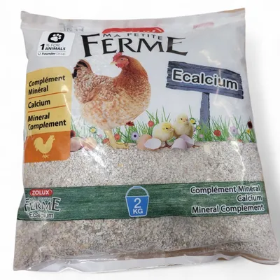 Ecalcium 2 kg Complément minéral pour poules basse cour