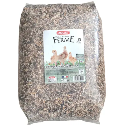 Aliments composé, mélange poussin 2eme âge 10kg basse cour