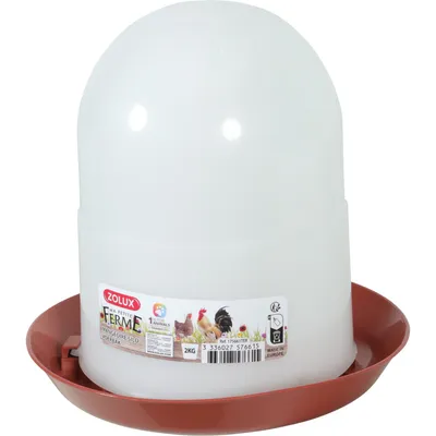 Mangeoire silo en plastique 2 kg  pour basse cour