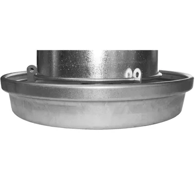 Silo d'alimentation galvanisé contenance 14 litres ø 33 cm pour volailles