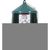 zolux - Mangeoire silo en plastique recyclé vert, capacité 4 kg, basse cour