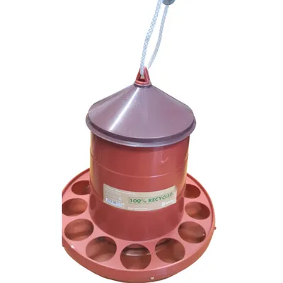 Mangeoire plastique recyclé 2 kg pour volailles