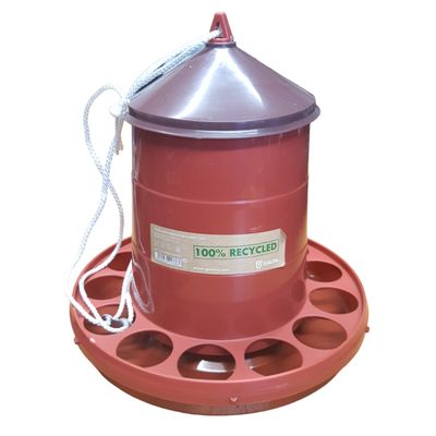 Gasco - Mangeoire plastique recyclé 2 kg pour volailles