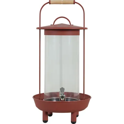 zolux - Abreuvoir métal  ø 24  x 50 cm  Terracotta pour basse cour