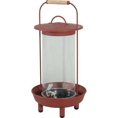 zolux - Abreuvoir métal  ø 24  x 50 cm  Terracotta pour basse cour