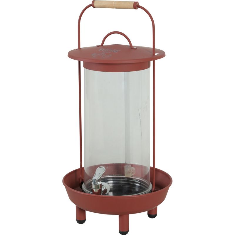 zolux - Abreuvoir métal  ø 24  x 50 cm  Terracotta pour basse cour