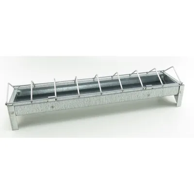 Mangeoire 30 cm galvanisée pour poussin, volaille