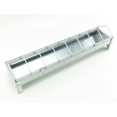 Mangeoire 30 cm galvanisée pour poussin, volaille