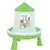 animallparadise - Mangeoire silo en plastique avec pieds, capacité 4 kg