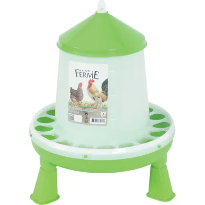 animallparadise - Mangeoire silo en plastique avec pieds, capacité 4 kg