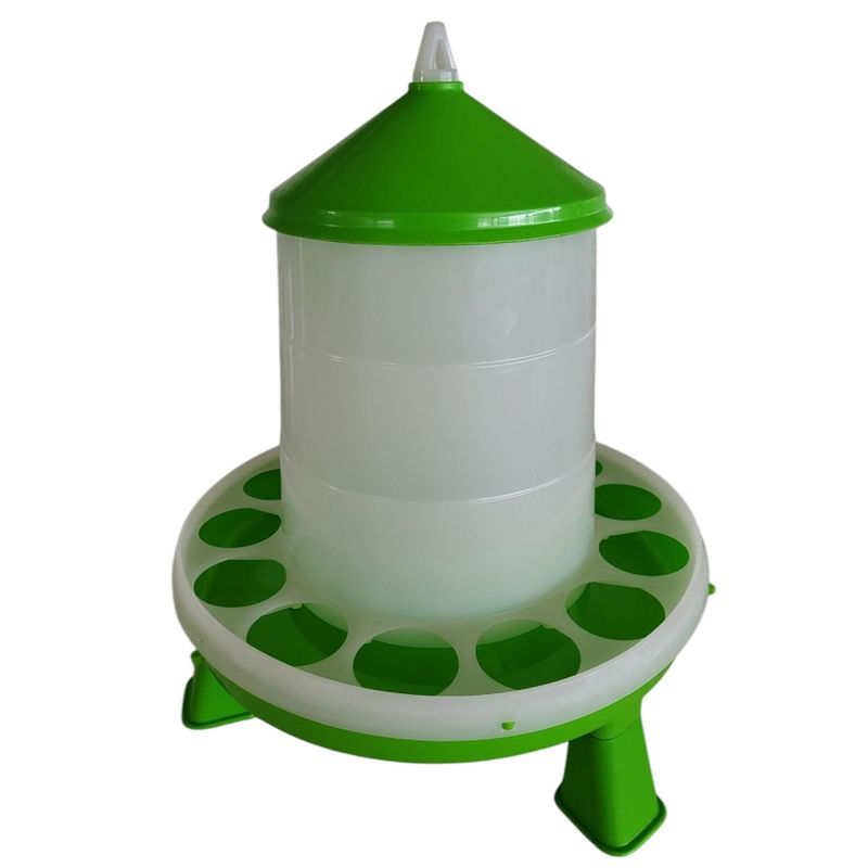 animallparadise - Mangeoire silo en plastique avec pieds, capacité 2 kg
