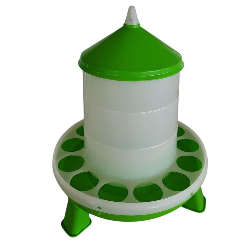 animallparadise - Mangeoire silo en plastique avec pieds, capacité 2 kg