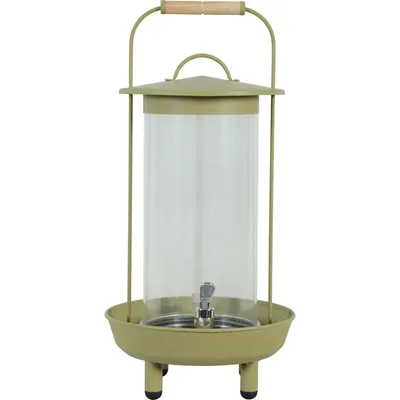 zolux - Abreuvoir métal  ø 24  x 50 cm  Lichen pour basse cour