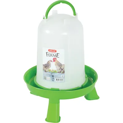 zolux - Abreuvoir en plastique avec pieds capacité 5 litres basse cour