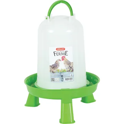 zolux - Abreuvoir en plastique avec pieds capacité 5 litres basse cour