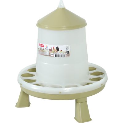 zolux - Mangeoire silo en plastique avec pieds, capacité 2 kg, basse cour