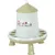 Mangeoire silo en plastique avec pieds, capacité 2 kg, basse cour