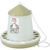 zolux - Mangeoire silo en plastique vert, capacité 4 kg, basse cour