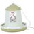 zolux - Mangeoire silo en plastique vert, capacité 4 kg, basse cour