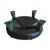 Gasco - Mangeoire plastique recyclé sur pieds 8 kg couleur aléatoire