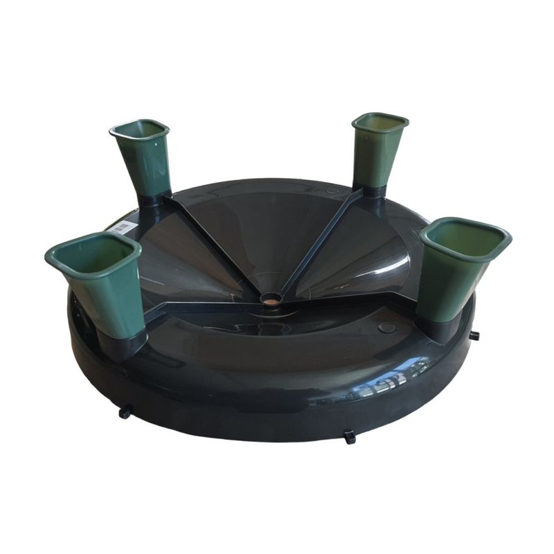 Gasco - Mangeoire plastique recyclé sur pieds 8 kg couleur aléatoire