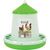 animallparadise - Mangeoire silo en plastique, capacité 4 kg, basse cour