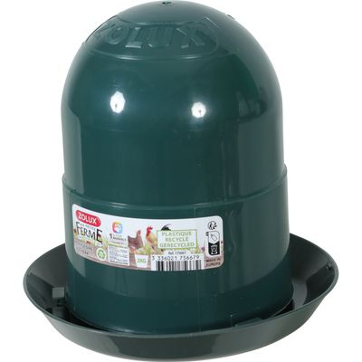 zolux - Mangeoire silo en plastique recyclé 2 kg vert pour basse cour