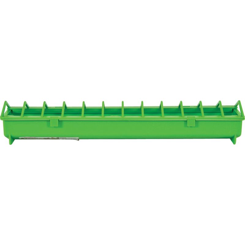 animallparadise - Mangeoire 50 cm vert en plastique pour basse cour