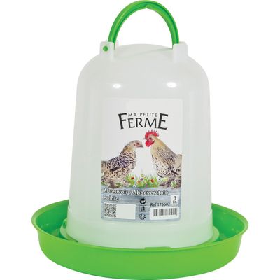 animallparadise - Abreuvoir en plastique, capacité 3 litres, basse cour