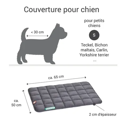 Doctor Bark Couverture matelassée pour chiens