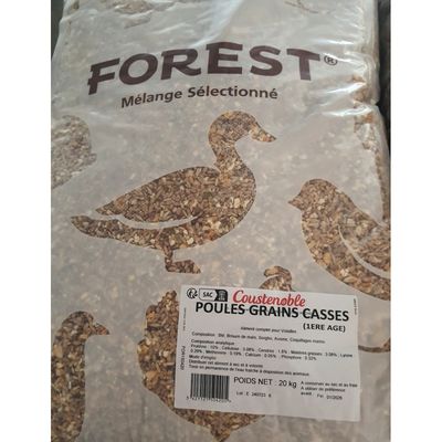 Coustenoble - Alimentation Basse cour 1 er âge  poule Ardennes 20 kg