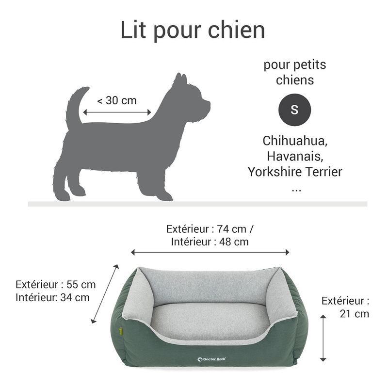 Lit pour chien Doctor Bark „GreenLabel“