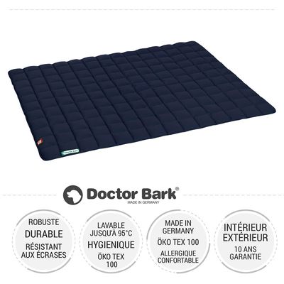 Doctor Bark Couverture matelassée réversible pour chiens