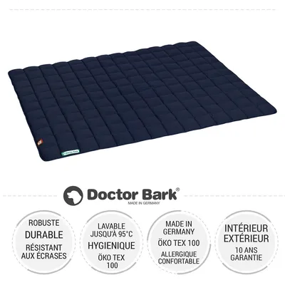 Doctor Bark Couverture matelassée réversible pour chiens
