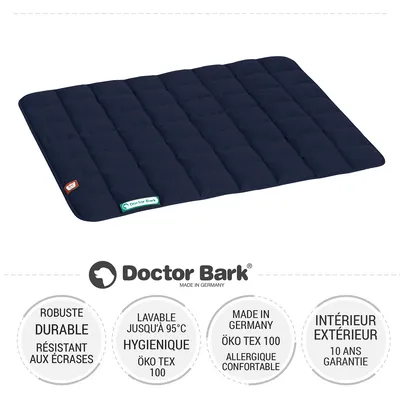 Doctor Bark Couverture matelassée réversible pour chiens